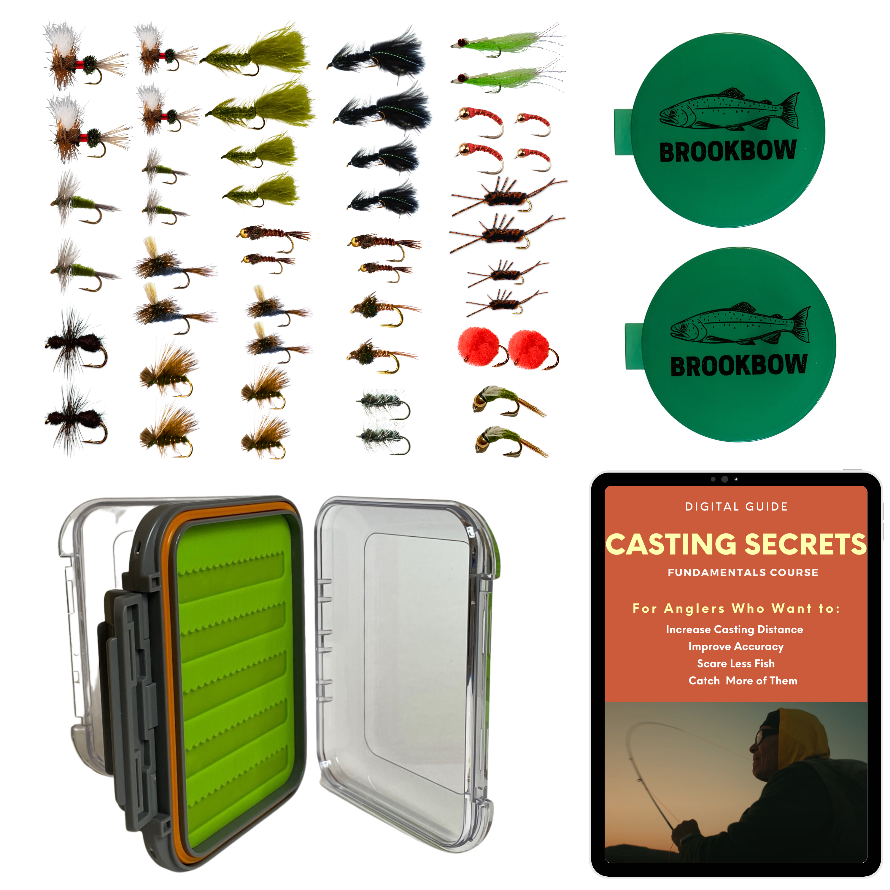 Guide's Stash  48 pcs Fly Fishing Flies Collection